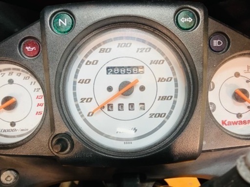 28858km ニンジャ250R カワサキ　EX250K 中型★ 始動動画あり