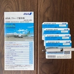 【決まりました】4枚ANA株主優待券(2024年5月31日期限）