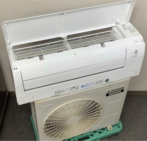 【取引完了】(12)三菱重工ビーバーエアコン  バイオクリア運転 上下左右風向自動 ルームエアコン おもに6畳用 2020年製 中古品
