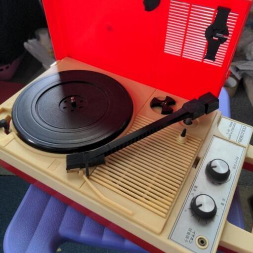 【取引中】コロムビア　ポータブル　レコードプレーヤー