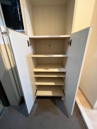 シューズラック シューズボックス 下駄箱 靴箱 幅75cm 奥行35cm 高さ185cm ハイタイプ 玄関収納 完成品 ソフトクローズ