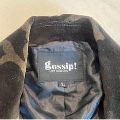 Gossip! Los Angels 迷彩ロングチェスターコート Lサイズの画像