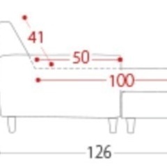 3人がけソファーの画像