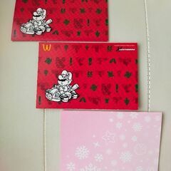 クリスマスカード　３枚　マリオカート８の画像