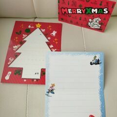 クリスマスカード　３枚　マリオカート８の画像