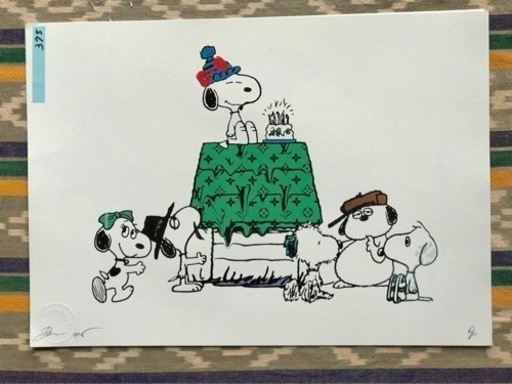 売り切れました‼️ありがとうございました‼️【新品】ルイビトン ✖️スヌーピー　コラボポスター01