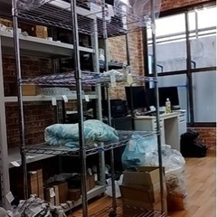 【美品】メタルラック　幅90x奥行60x高さ180cm ５月２４...