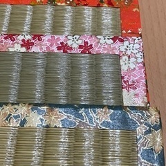 新品未使用 コースター 畳素材 和柄の画像