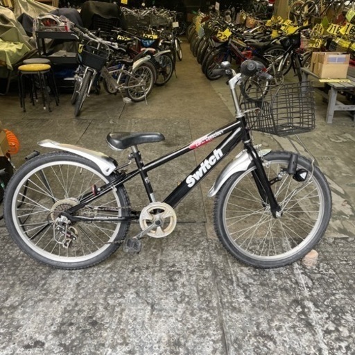【3375】子供車　22インチ　前後タイヤ新品　12，700円（防犯・税込）
