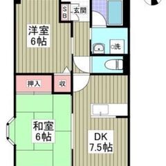 【2DK】敷金礼金ゼロ！初期費用安い✨信越本線「群馬八幡」駅 徒...