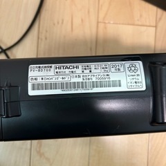 弱充電池の日立コードレス掃除機　PV-BD700 2017年製の画像