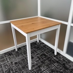 ミーティングテーブル　木目　