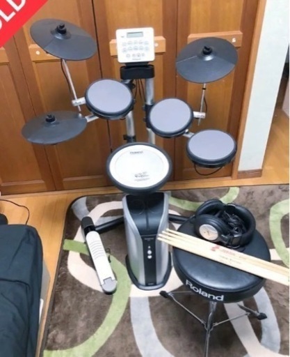 【返信お待ち下さい】電子ドラム　Roland HD-3