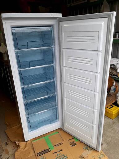 美品　冷凍ストッカー 168-FOR 冷凍庫 チェストフリーザー 168L 業務用 100V 50/60Hz 6段バスケット 直接手渡し大歓迎！大阪府枚方市hr0518