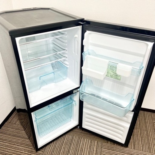 激安‼️オシャレなデザイン 110L 17年製 U-ing2ドア冷蔵庫 UR-FG110J(R)?10010