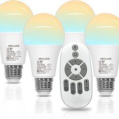 LED電球 E26口金 60W相当 リモコン付き 調光電球 9W...