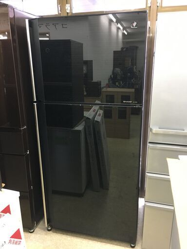 (k)シャープ ノンフロン冷凍冷蔵庫 SJ-55W-B 545L 2020年製 幅80cm奥行72.5cm高さ175cm 良品 説明欄必読