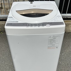 （5−1）￥15400(税込) 洗濯機　東芝　5kg  AW-5GA1 2021年製造