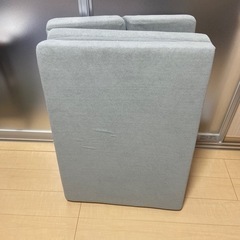 決定しました！ソファーになるマットレス　グレー
