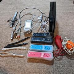 wiiクロ（稼働品）とコントローラーの画像