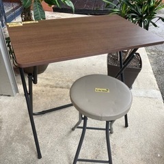 配達可【折りたたみイステーブルセット】【ニトリ】クリーニング済み...