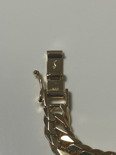 18金　喜平　30.3g 6面W ブレスレット　20cm