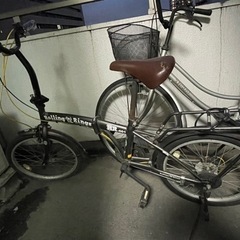 (譲渡者決定済み)再急募　折りたたみ自転車