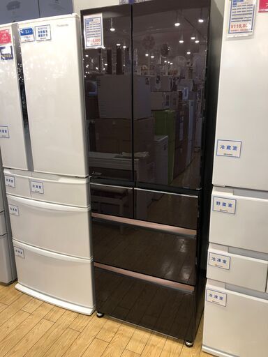【安心1年保証付】6ﾄﾞｱ冷蔵庫　MITSUBISHI　2021年製【ﾄﾚﾌｧｸ桶川店】