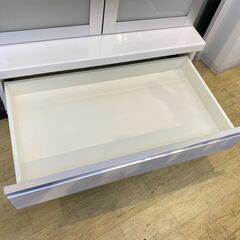 Pamouna (パモウナ) 2枚扉食器棚 ホワイトシルバー ソフトクローズ 愛品倶楽部柏店】 Pamouna パモウナ 2枚スライド扉キッチン