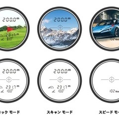 距離やスピードを即座に測定する機械の画像