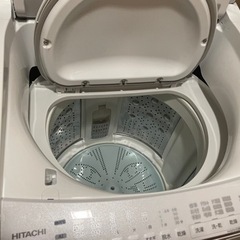 HITACHI 洗濯機 乾燥機能付き BW-DV80G(W) WHITEの画像