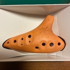 【未使用入門セット】ティアーモ 素焼き C調オカリナ & オカリナ入門書籍の画像