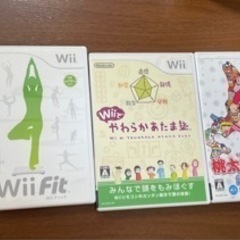 Nintendo Wii 本体、Wii fit、コントローラー、ソフトセットの画像