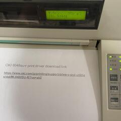 OKI MICROLINE 8480SU-R ドットインパクトプリンターの画像