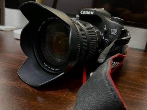 カメラキャノンEOS70D ＋　レンズSigma DC17-50