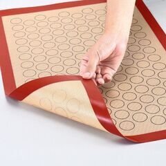 【新品】マカロン クッキングマット 製菓マット道具 食品級シリコンマット 60x40cmの画像