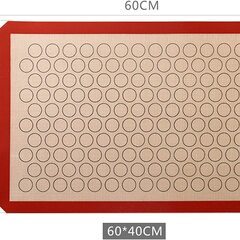 【新品】マカロン クッキングマット 製菓マット道具 食品級シリコンマット 60x40cmの画像