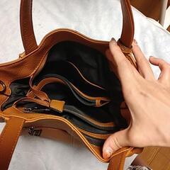 本皮ハンドバッグの画像