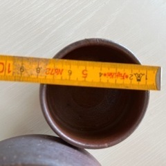 備前焼 器 大小サイズ 2点の画像