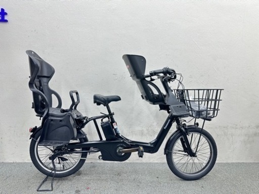 お子様送迎に最適　人気度高い車種　パナソニックギュットアニーズ　中古電動自転車　子供シート付き　お買い得