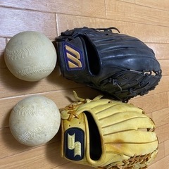 ソフトボールのグローブ