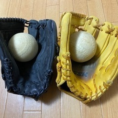 ソフトボールのグローブの画像