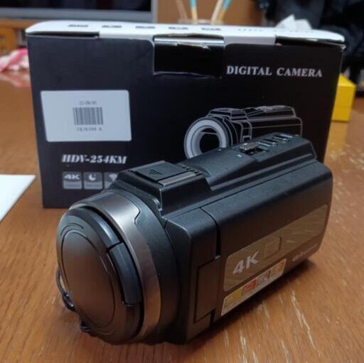 受渡予定者決まりました 4K デジタルビデオカメラ 三脚付き