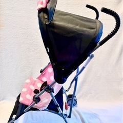 【海外輸入品】Disney Umbrella Stroller ミニー折り畳みアンブレラストローラーの画像