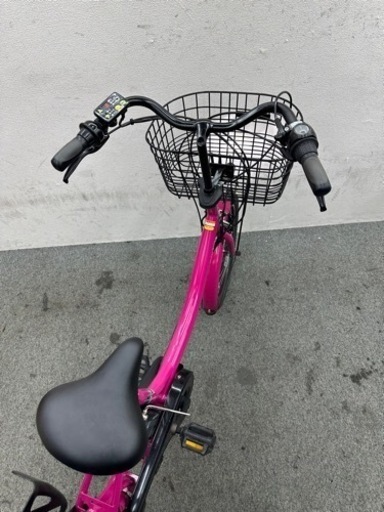 子供乗せシート付き　ヤマハパスバビー電動自転車　20インチ　お買い得品