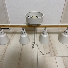 シーリングライト LED 4灯 ホワイト
