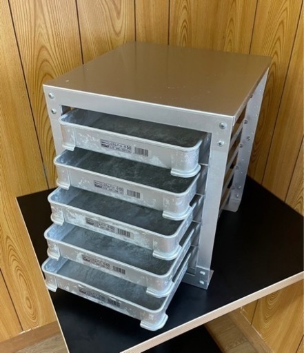 業務用 AKAO アルミ 5段 システムバット セット 厨房機材 厨房機器 店舗用品 アルミバット 調理用品 調理用 直接引き取り可能 大阪発 5枚