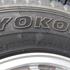 【貴重！値下げしました】スタッドレス215/80R16 ６穴ホイールの画像