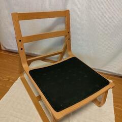 無印良品　ソファチェア　オーク材　カバー付き　の画像