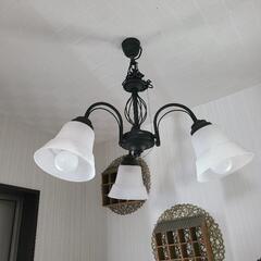 美品❗LED❗天井照明❗電球三個つき❗オーディック